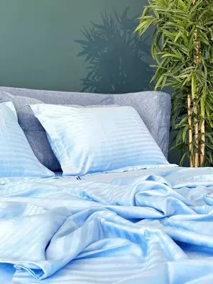 Постельное белье Blue - Гармония Цвета и Комфорта (Полный комплект) - 400 000 сум / шт