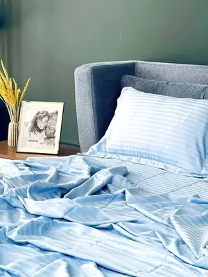 Постельное белье Blue - Гармония Цвета и Комфорта (Полный комплект) Оптом и розница