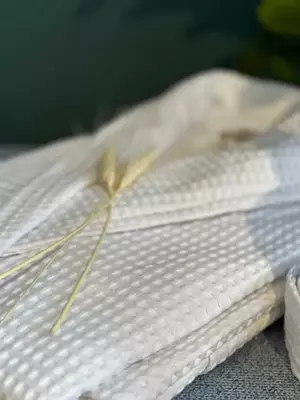 Халат Вафельный Банный- Идеален для Дома