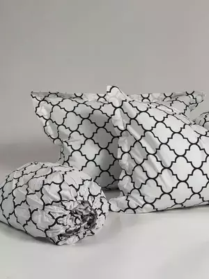 Простыня на резинке с 2 наволочками PR-001-Качественный Выбор для Сна