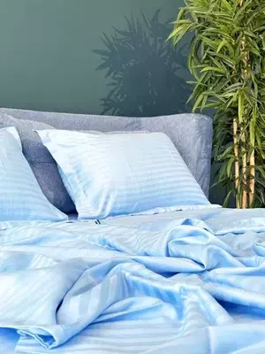 Постельное белье Blue - Гармония Цвета и Комфорта (Полный комплект) - 400 000 сум / шт