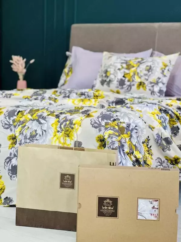 Chierra Комплект постельного белья-Яркий дизайни и Комфортный Текстиль - от {0} сум