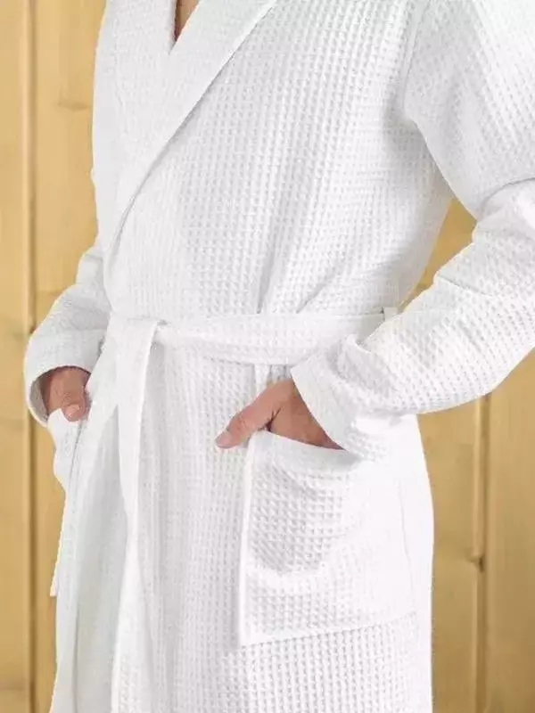 Халат Вафельный Банный- Идеален для Душа и Бани