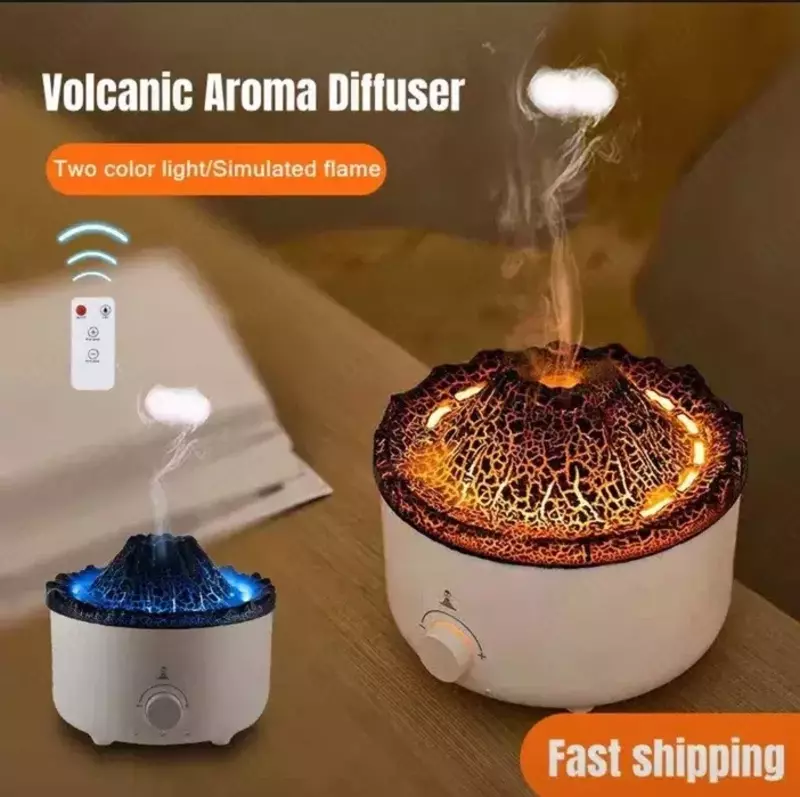 Увлажнитель Воздуха с Эффектом Извержение Вулкана