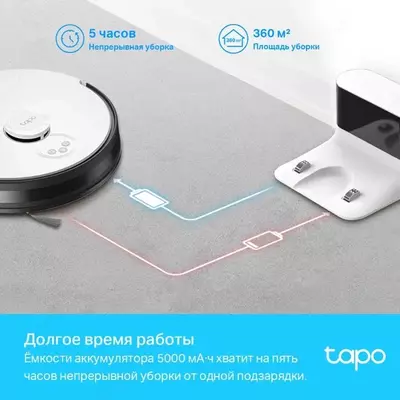 Робот-пылесос Tapo RV30 Plus с базой — до 70 дней без забот