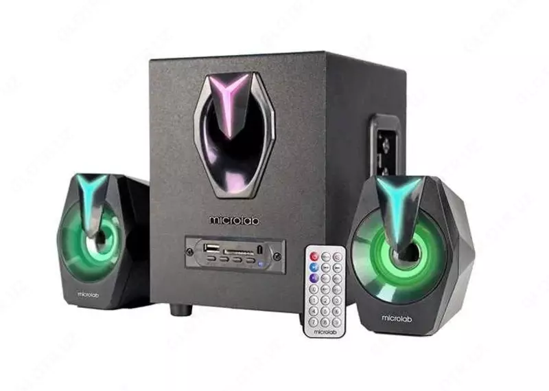 Колонка Microlab G100BT 11W RGP Bluetooth Сабвуфер + Пульт Подарок
