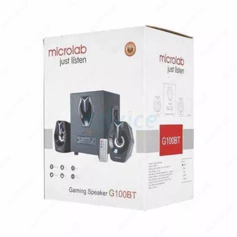  Колонка Microlab G100BT 11W RGP Bluetooth Сабвуфер + Пульт Подарок - 