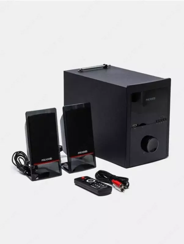 Колонки Microlab M-700BT 46Вт 2.1 (RMS) — Сабвуфер для Дачи и Квартиры CompuWorlds