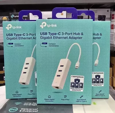 USB 3.0 HUB + Ethernet адаптер UE330C — 2 в 1