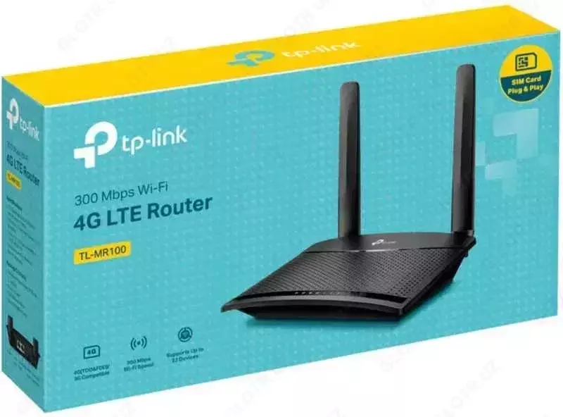 WiFi TP-Link MR100 4G LTE Wi-Fi Роутер — Гарантия Оптом и розница