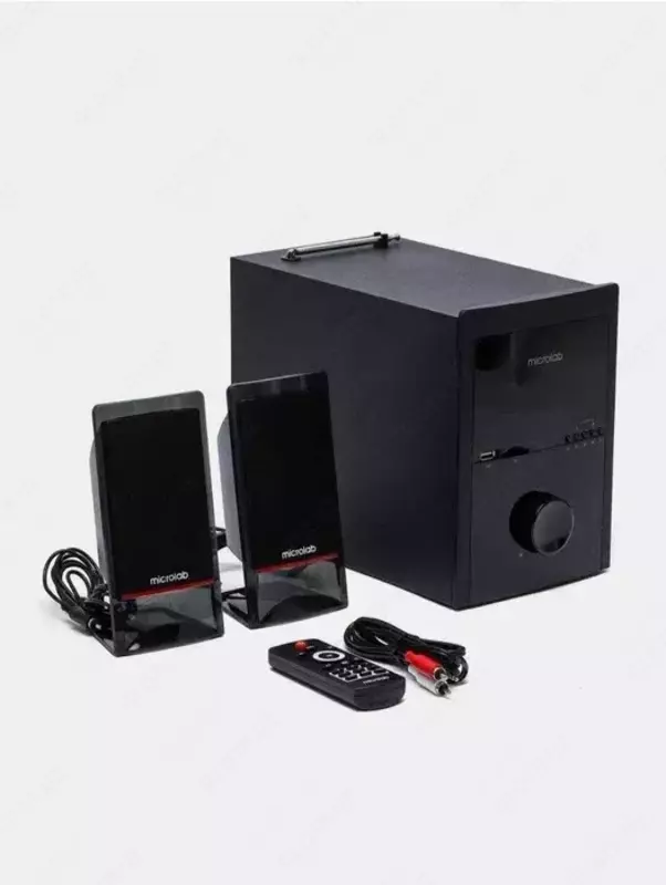 Колонки Microlab M-700BT 46Вт 2.1 (RMS) — Сабвуфер для Дачи и Квартиры CompuWorlds