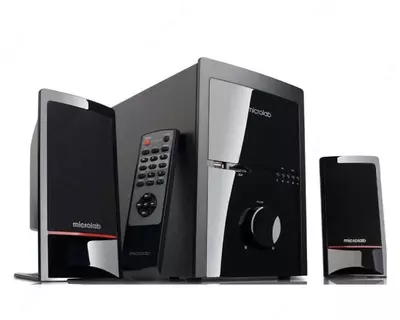 Microlab M-700BT 46W 2.1 karnaylar (RMS) — yozgi uy va kvartira uchun sabvufyer. Microlab M-700BT 46W 2.1 karnaylar (RMS) — yozgi uy va kvartira uchun sabvufyer.