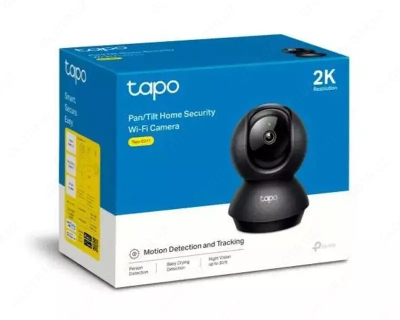 Детская камера TP-Link Tapo C211 3MP — Поворотная - 370 860.1 сум