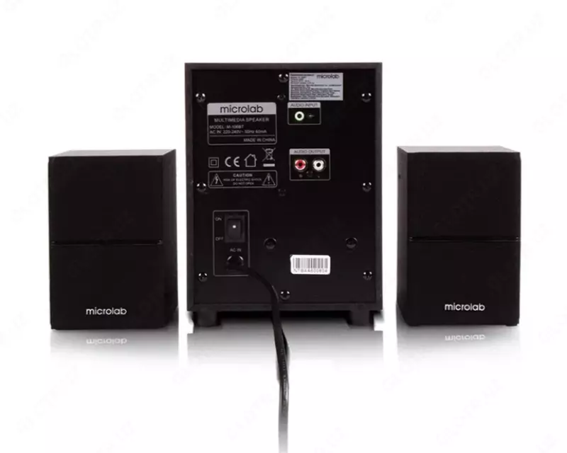 Microlab M-106 2.1 — 10Vt quvvatli MDF korpusli kolonkalar - 330 000 so'm