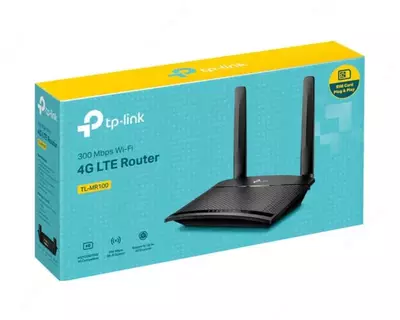550 000 сум / шт TP-Link MR100 4G LTE Вайфай Роутер — Слот SIM