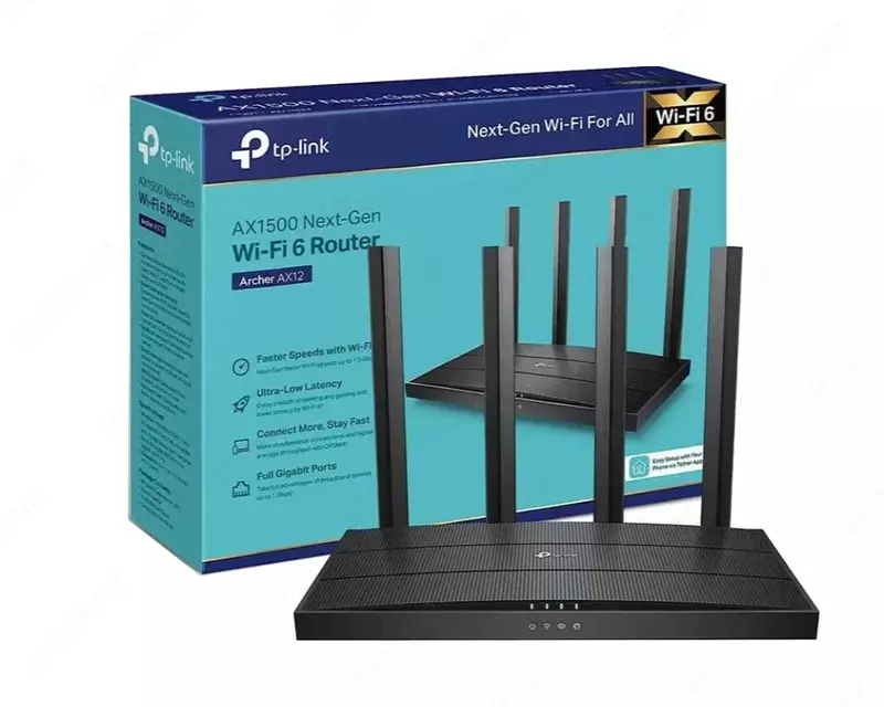 WiFi Роутер TPLink AX1500 Next-Gen - 292 000 сум