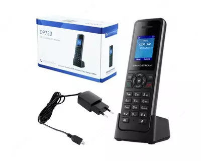 758 000 сум / шт Grandstream DP720— Беспроводная IP DECT-Трубка с Зарядной Станцией