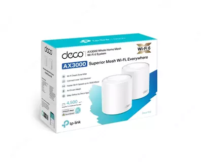 Система Mesh Wi-Fi Tp-Link Deco X50 (2pack) - 1 729 000 сум / шт