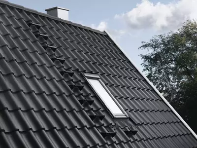 Мансардное окно Velux выход на крышу