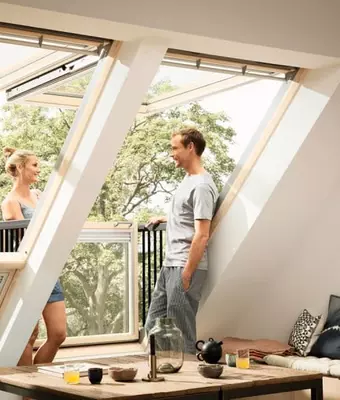 Мансардное окно VELUX CABRIO Только в розницу