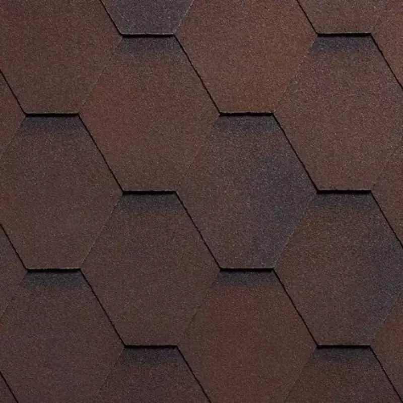 Черепица для крыши RUFLEX - коллекция SOTA тёмный шоколад