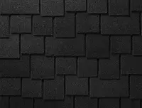 Черепица для крыш RUFLEX - коллекция DRANKA чёрный (Deep Black)