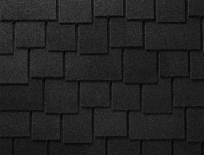 RUFLEX tom qoplamasi gontlari — DRANKA kollektsiyasi Qora (Deep Black)