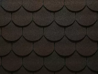 RUFLEX tom qoplamasi gontlari — ORNAMI kollektsiyasi Qorong‘i shokolad