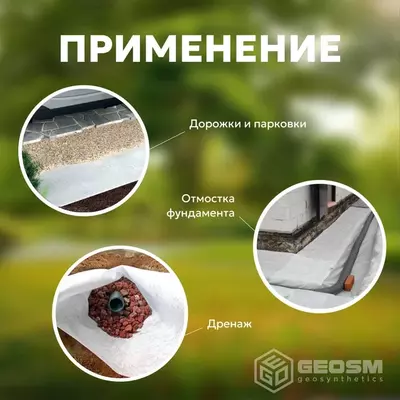 Геотекстиль "GEOFLAX" Оптом и розница