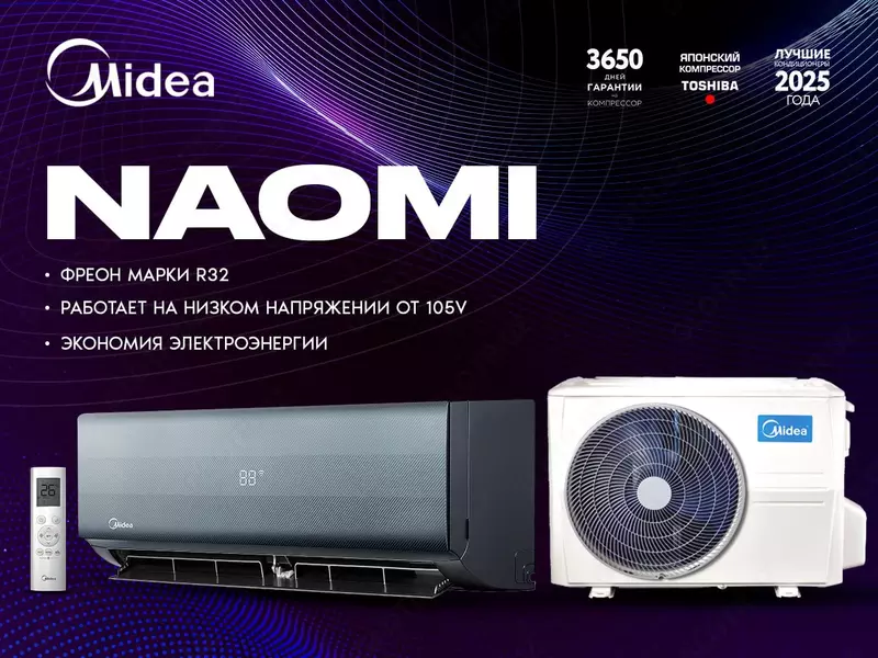 Кондиционер Midea Naomi 7-24 BTU