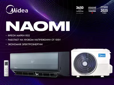 Кондиционер Midea Naomi 7-24 BTU