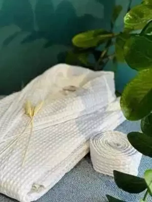 Халат Вафельный Банный | Дышащий