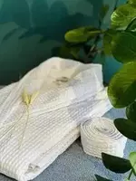 Халат Вафельный Банный | Дышащий