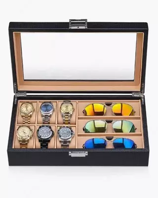 Шкатулка для Очков и Часов Органайзер ПОДАРКА Шкатулка для Очков и Часов Органайзер ПОДАРКА