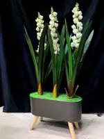 Искусственные цветы 95 см для солнечных комнат и декоративных офисов