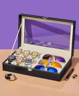 Шкатулка для Очков и Часов Органайзер от Диллера Шкатулка для Очков и Часов Органайзер от Диллера