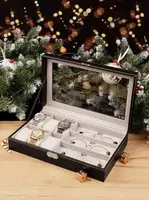 Шкатулка для Очков и Часов Органайзер от Диллера - от {0} сум