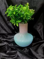 Ваза стеклянная с градиентом 22см