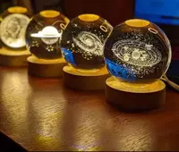 Проектор Хрустальный 3Д Светильник Ночьник Ulgurji va chakana