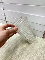 от {0} сум Ваза стеклянная с рельефным дизайном – Элегантность для вашего декоре!