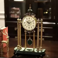 Часы Элитные с маятником Мрамор и Латунь ПОДАРКА - от {0} сум