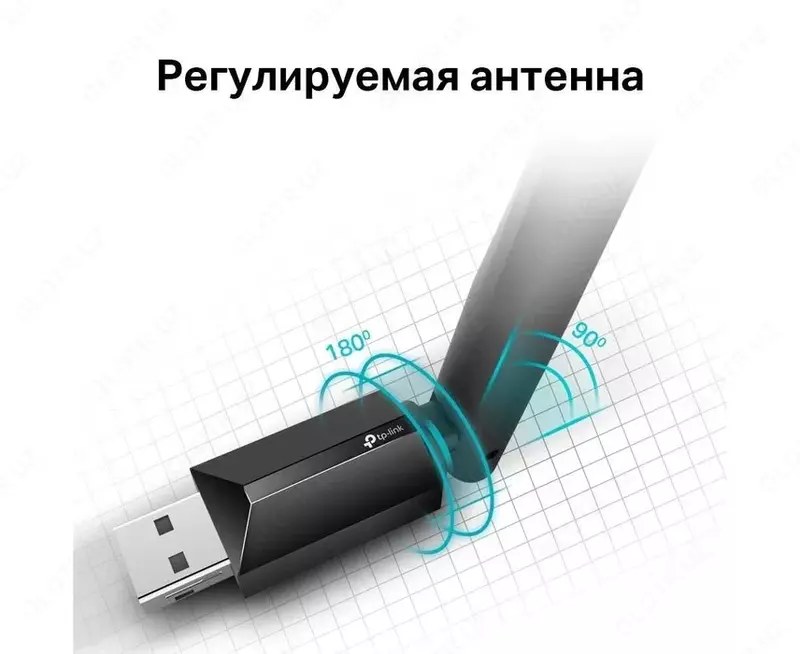 от {0} сум Wi Fi Адаптер Archer T2U Plus Tp-Link Стабильное соединение