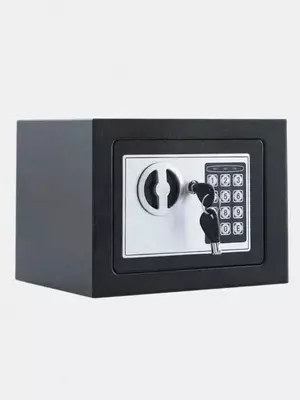 Металический Сейф на Стену с Кодом и Ключами Active Market