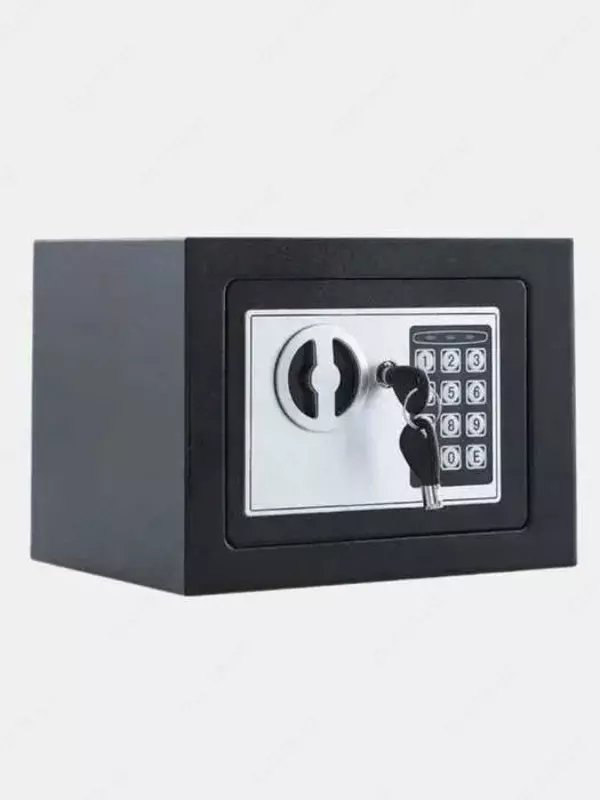 Металический Сейф на Стену с Кодом и Ключами Active Market