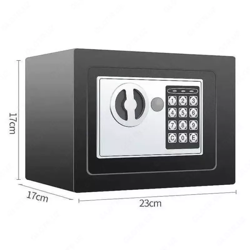 Металический Сейф на Стену с Кодом и Ключами - Active Market