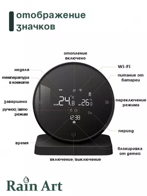 комнатный термостат беспроводной для отопительных систем