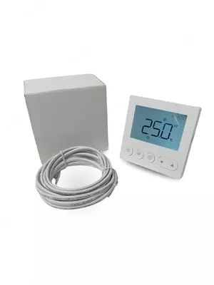 Xona sensori, termostat. Wi-Fi (suvli va elektr isitiladigan pol uchun)