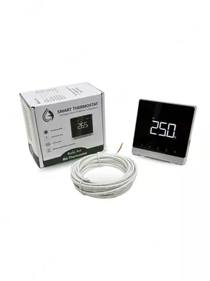 Xona sensori, termostat. Wi-Fi (suvli va elektr isitiladigan pol uchun)