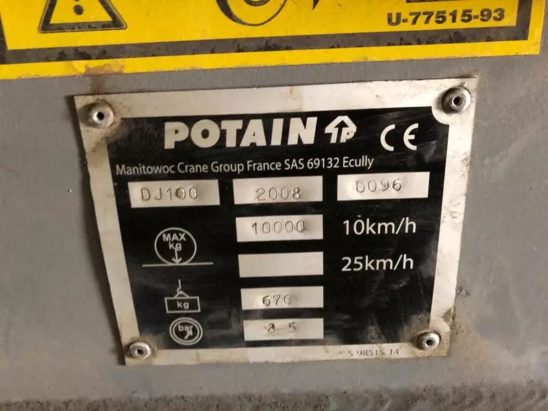 RAS CRANE MCHJ - Быстромонтируемые краны POTAIN IGO T70