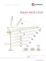 по запросу Potain MCR 225A